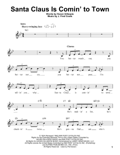 Santa Claus Is Comin' To Town von Steve Tyrell (Download) 