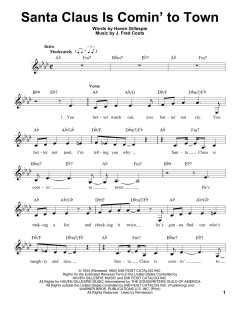 Santa Claus Is Comin' To Town von Fred Coots (Download) 