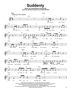 Suddenly von Alain Boublil (Download) 