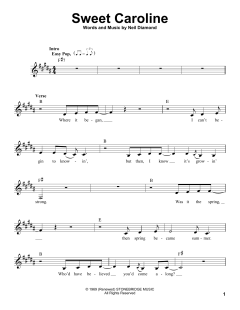 Sweet Caroline von Neil Diamond (Download) 