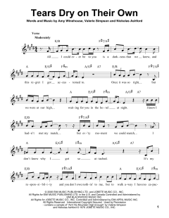 Tears Dry On Their Own von Amy Winehouse (Download) 