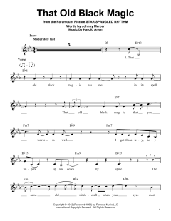 That Old Black Magic von Harold Arlen (Download) 