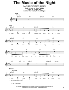 The Music Of The Night von David Cook (Download) 