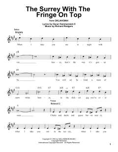 The Surrey With The Fringe On Top von Richard Rodgers (Download) 