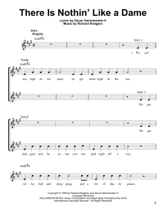 There Is Nothin' Like A Dame von Richard Rodgers (Download) 