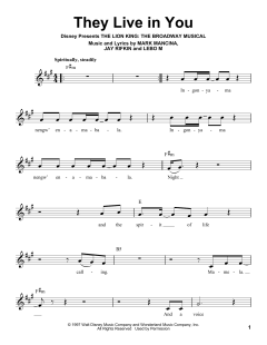 They Live In You von Jay Rifkin (Download) 