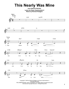 This Nearly Was Mine von Richard Rodgers (Download) 