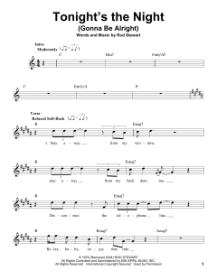 Tonight's The Night von Rod Stewart (Download) 