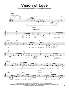 Vision Of Love von Mariah Carey (Download) 