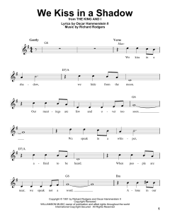 We Kiss In A Shadow von Richard Rodgers (Download) 