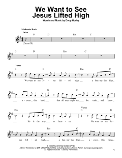 We Want To See Jesus Lifted High von Noel Richards (Download) 