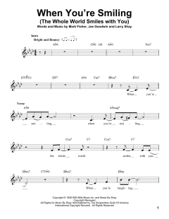 When You're Smiling von Larry Shay (Download) 