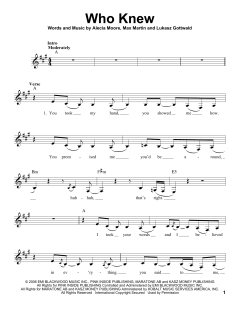 Who Knew von Pink (Download) 