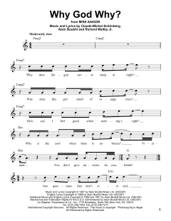 Why God Why? von Alain Boublil (Download) 
