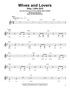 Wives And Lovers von Hal David (Download) 