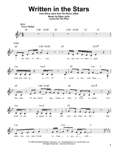 Written In The Stars von Tim Rice (Download) 
