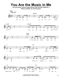 You Are The Music In Me von Jamie Houston (Download) 