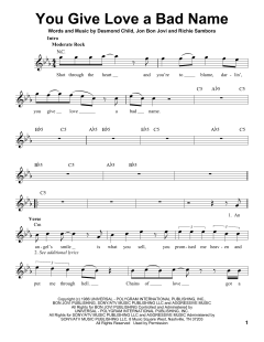 You Give Love A Bad Name von Bon Jovi (Download) 