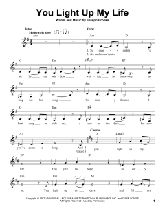 You Light Up My Life von Debby Boone (Download) 