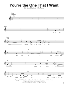 You're The One That I Want von John Farrar (Download) 