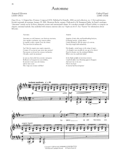 Automne von Gabriel Fauré (Download) 