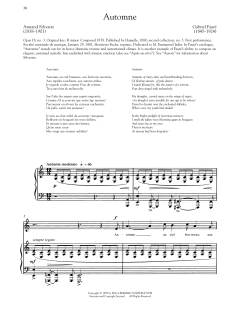 Automne von Gabriel Fauré (Download) 