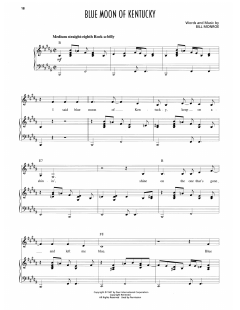 Blue Moon Of Kentucky von Patsy Cline (Download) 