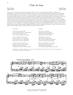 Clair De Lune von Paul Verlaine (Download) 
