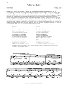 Clair De Lune von Paul Verlaine (Download) 