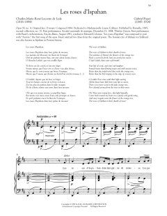 Les Roses D'Ispahan von Gabriel Fauré (Download) 