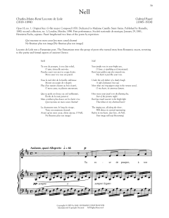 Nell von Gabriel Fauré (Download) 