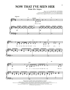 Now That I've Seen Her von Claude-Michel Schönberg (Download) 