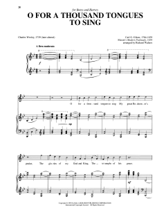 O For A Thousand Tongues To Sing von Charles Wesley (Download) 