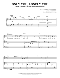 Only You, Lonely You von David Zippel (Download) 