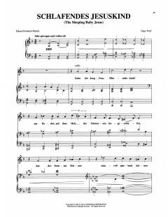 Schlafendes Jesuskind von Hugo Wolf (Download) 