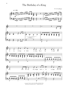 The Birthday Of A King von William H. Neidlinger (Download) 