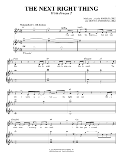 The Next Right Thing von Robert Lopez (Download) 