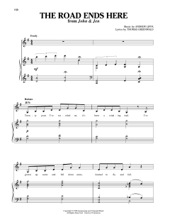 The Road Ends Here von Andrew Lippa (Download) 