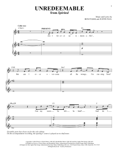 Unredeemable von Benj Pasek (Download) 