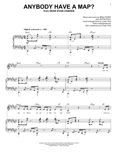 Anybody Have A Map? von Benj Pasek (Download) 