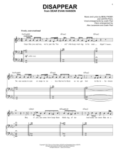 Disappear von Benj Pasek (Download) 