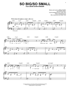 So Big/So Small von Benj Pasek (Download) 