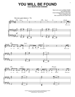 You Will Be Found von Benj Pasek (Download) 