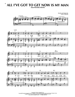 All I've Got To Get Now Is My Man von Cole Porter (Download) 