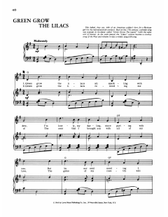 Green Grow The Lilacs (Download) 