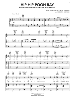 Hip Hip Pooh Ray von Robert Bernard Sherman (Download) 