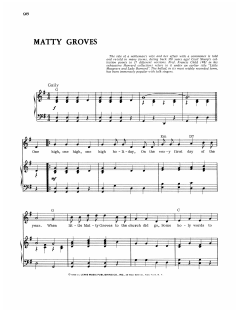 Matty Groves (Download) 