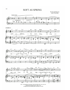 Soft As Spring von Alec Wilder (Download) 