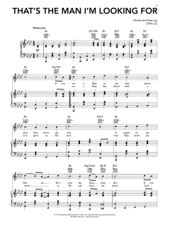 That's The Man I'm Looking For von Don Lee (Download) 