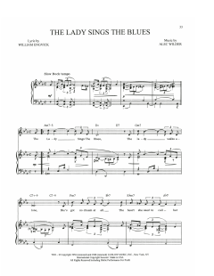 The Lady Sings The Blues von Alec Wilder (Download) 
